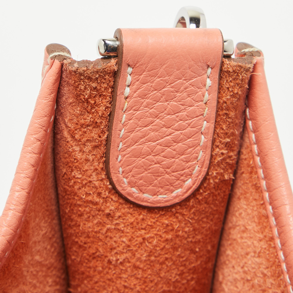 Hermes Crevette Taurillon Clemence Leather Evelyne III GM Bag - Picture 8 of 8